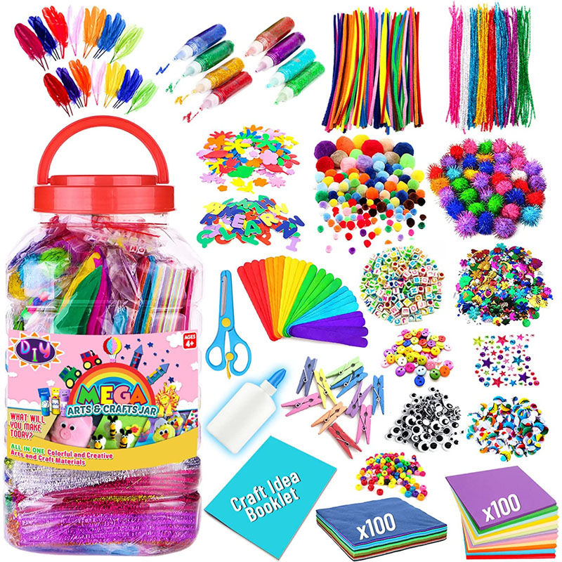 Ki sa ki lakòz ogmantasyon nan popilarite nan Collage Arts Kids DIY Art Crafts nan mitan jèn kreyatif?