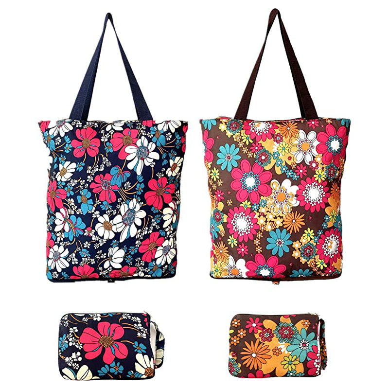 Kolore Floral Lejè Shopping Bag